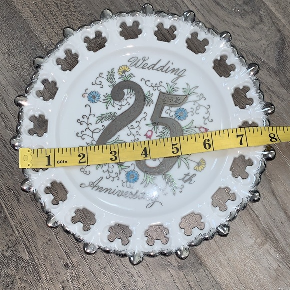 Norcrest Fine China P-753 25th Anniversary Decor Plate. - Picture 5 of 5